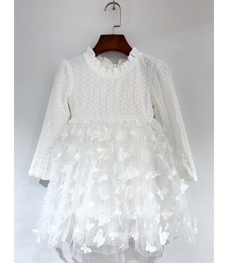 Vlinder jurk - Wit