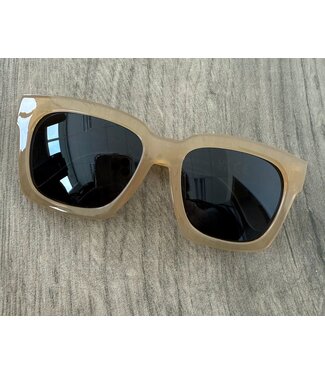 Kinder Zonnebril -  Transparant Beige (5-8 jaar)