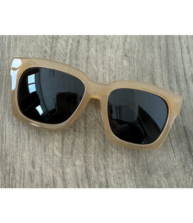 Kinder Zonnebril -  Transparant Beige (5-8 jaar)