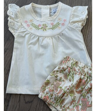 Dirkje  T-Shirt met bloemen
