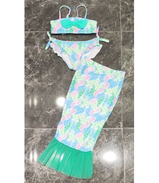 Zeemeermin bikini - Groen
