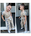 Stripe it up flared set - Beige