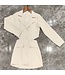 Open Side Dress - Beige
