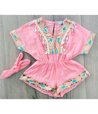 Ibiza Colour Jumpsuit - Roze