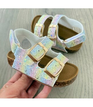 Be Mine Sandals - Regenboog (Met Klittenband)