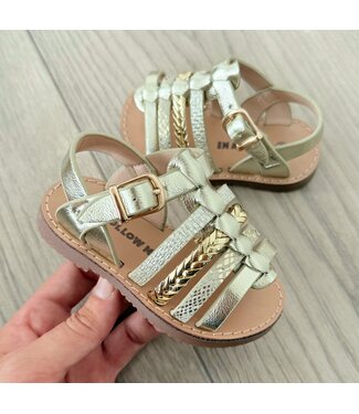 My Cute Sandals - Goud (Met Klittenband)
