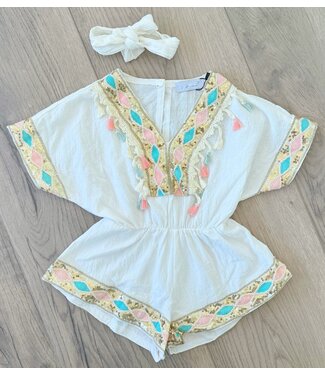 Ibiza Colour Jumpsuit - Wit