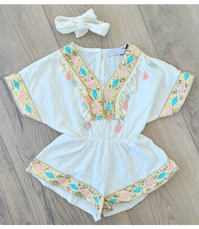 Ibiza Colour Jumpsuit - Wit