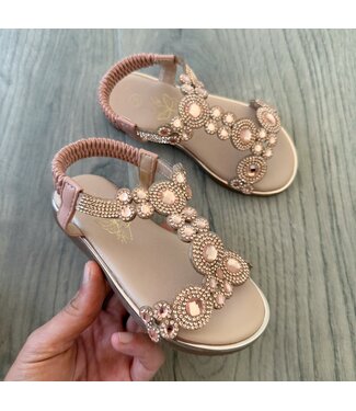 BLING sandalen - Champagne