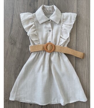 Jurkje met riem - Beige