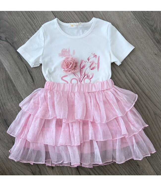 Roses Set - Wit/Roze