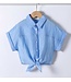 Geknoopte Blouse - Blauw