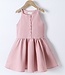 Button Basic Dress - Roze