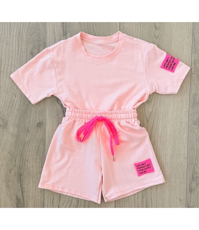 Short Set - Licht Roze    (Verzenddatum 23 juni)