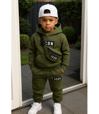 Icon Joggingset met tasje - Khaki
