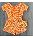 Mousseline 2-delige set (Met Tasje) - Leopard Oranje/Geel