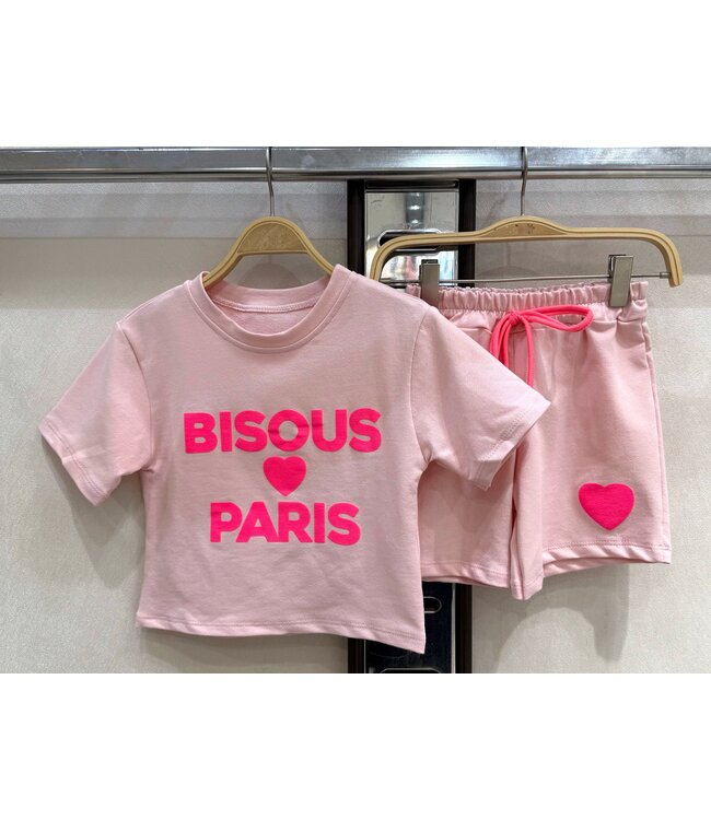 Paris Short Set - Licht Roze