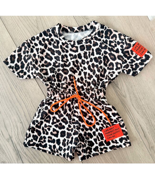 Short Set - Leopard