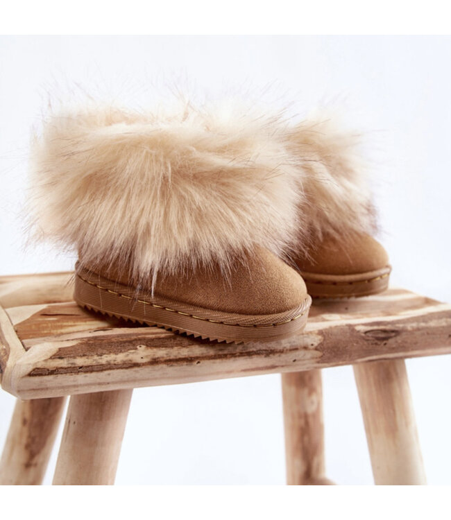 Fur boots - Camel