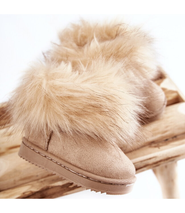 Fur boots - Beige