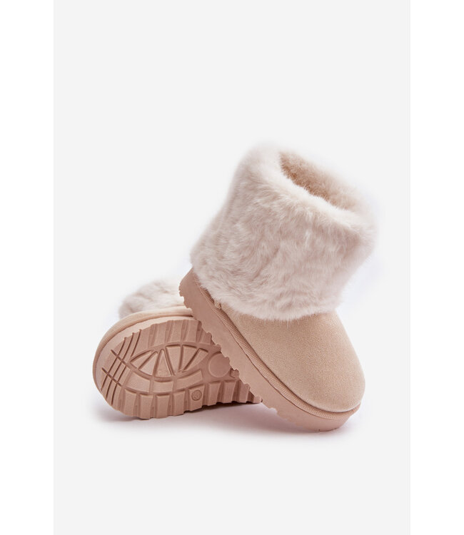 Fur boots - Beige