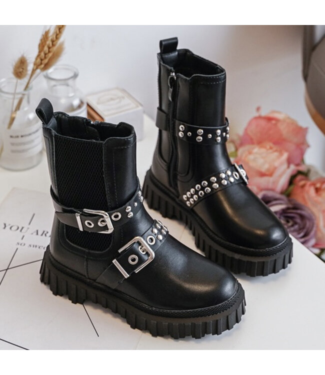 Buckle Boots - Zwart