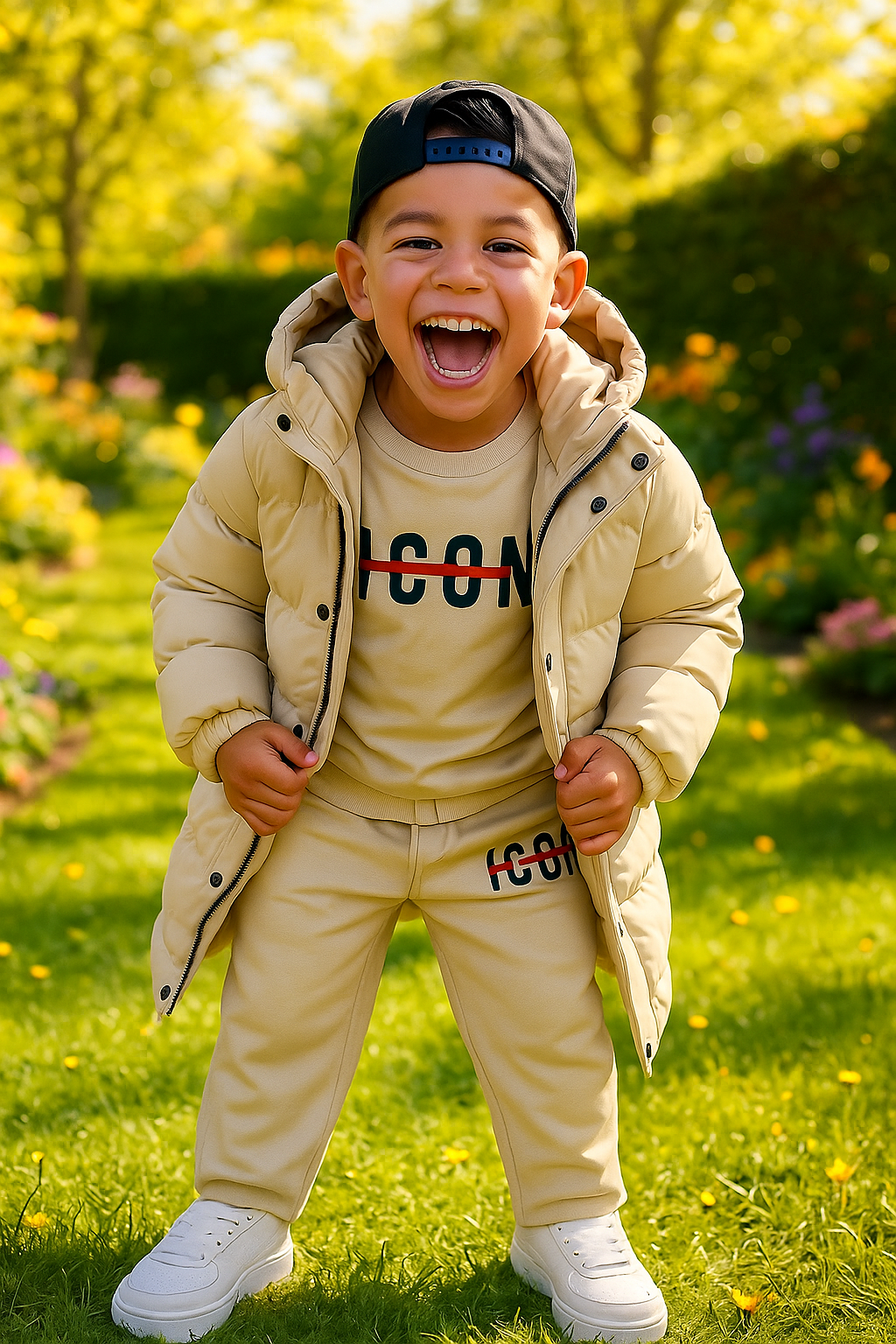 Parka winter jacket- Beige