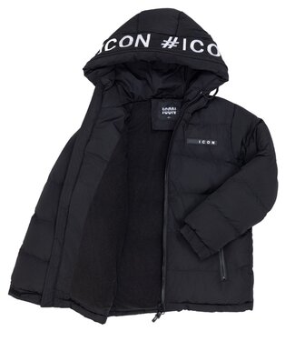 ICON Winterjas met fleecevoering – Zwart
