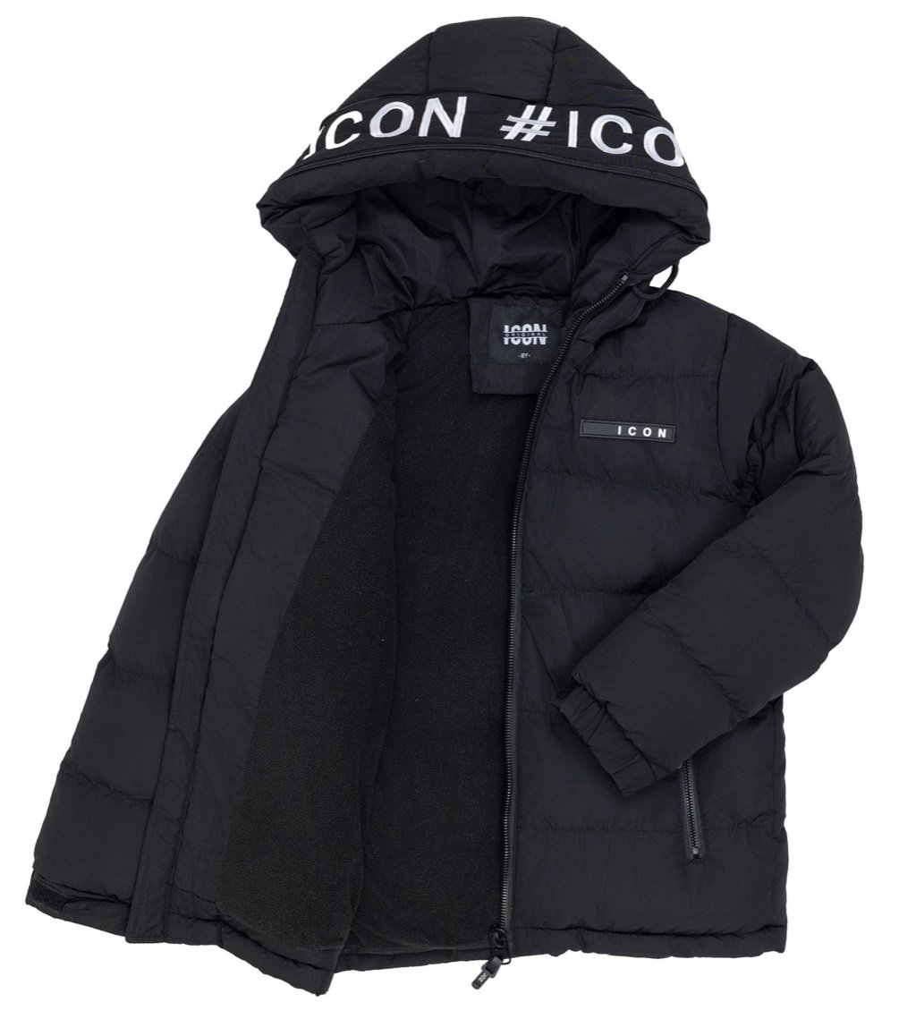 ICON Winterjas met fleecevoering – Zwart