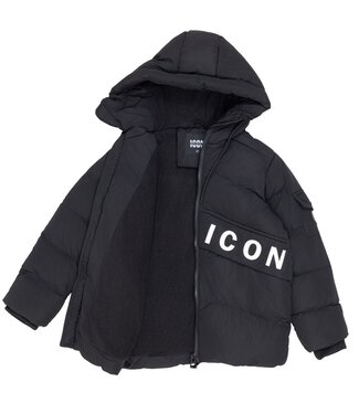 ICON Winterjas met fleecevoering – Zwart