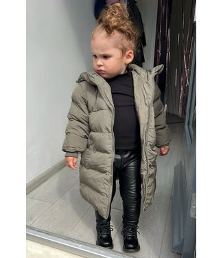 Draakjes en Boefjes Bubbly winterjas - Khaki (Unisex)