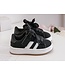 Stripe sneakers - Zwart