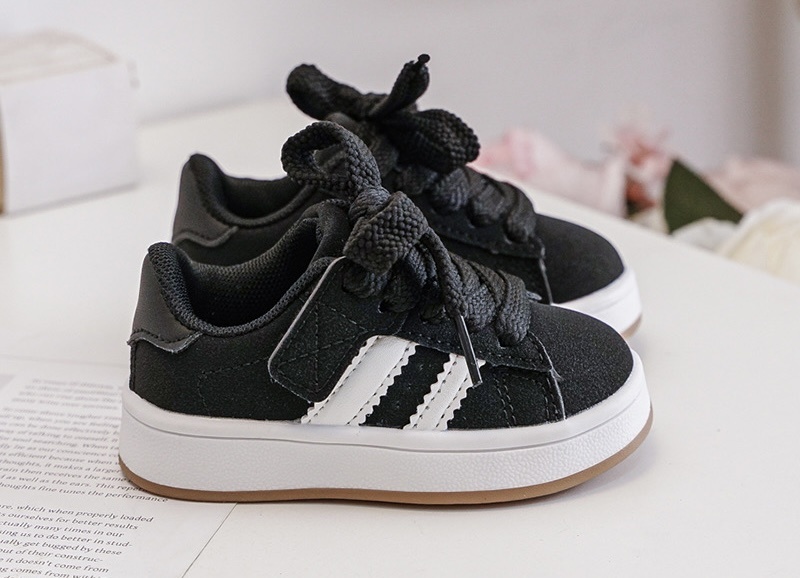 Stripe sneakers - Zwart