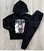 Labubu Velvet Set - Zwart