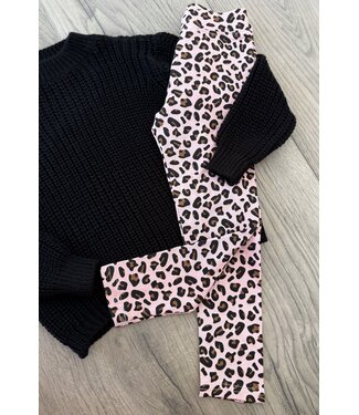 Leopard Tregging - roze