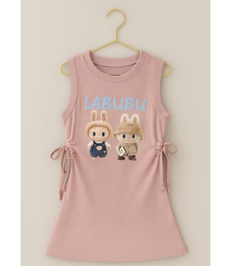 Labubu zomerjurk - Licht Roze