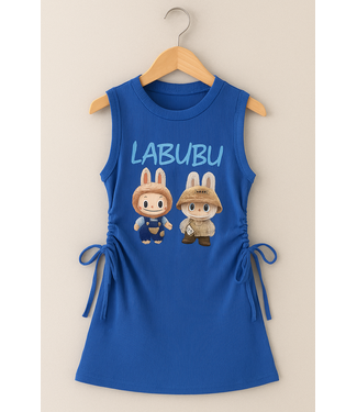 Labubu zomerjurk - Blauw