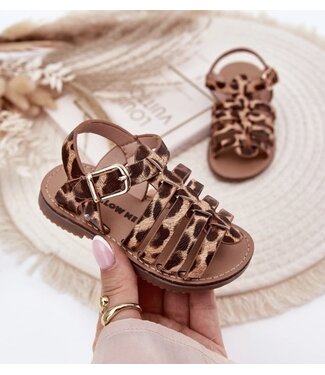All of me Sandals - Leopard  (Met Klittenband)
