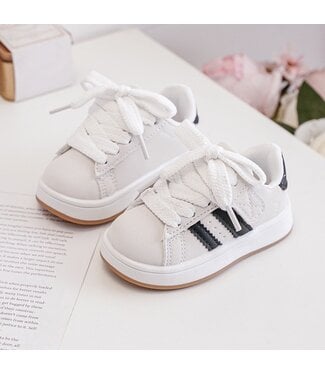Stripe sneakers - Wit