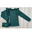 Draakjes en Boefjes Ruffle longsleeve met tasje - Khaki