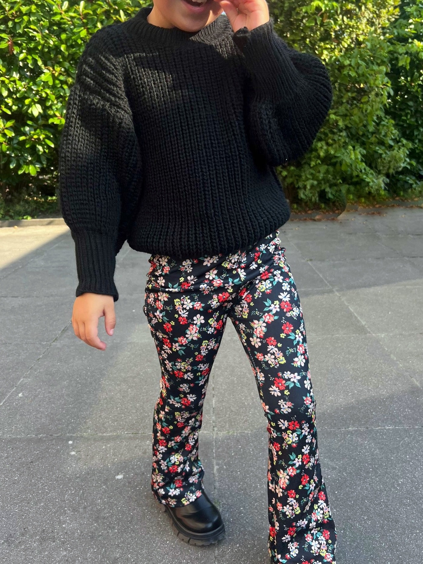 Knitted Sweater - Zwart