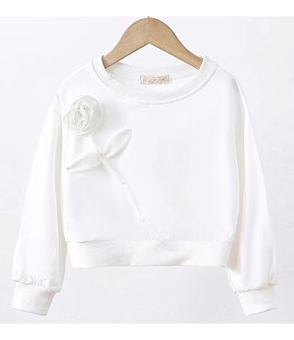 Roses Sweater - Wit