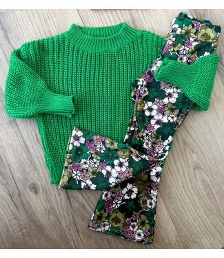 Draakjes en Boefjes Knitted Sweater - Groen