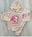 Ballerina Cappuccina Velvet Set - Beige