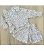 Leopard blouse & Short Set - Grijs