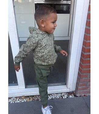 Koko Noko Sweater met Capuchon - Army Green