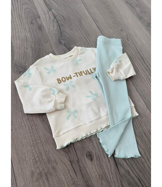Bow-Tifully Sweater & Legging Set - Mint
