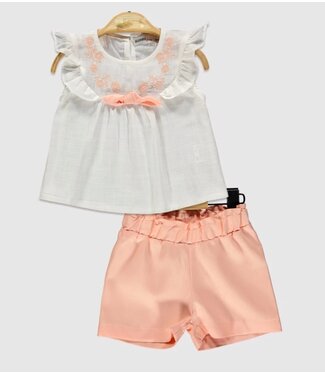 Flower Pattern Set - Wit/Roze