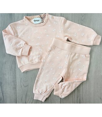 Dirkje  Sweet Duck Jogging Set - Licht Roze