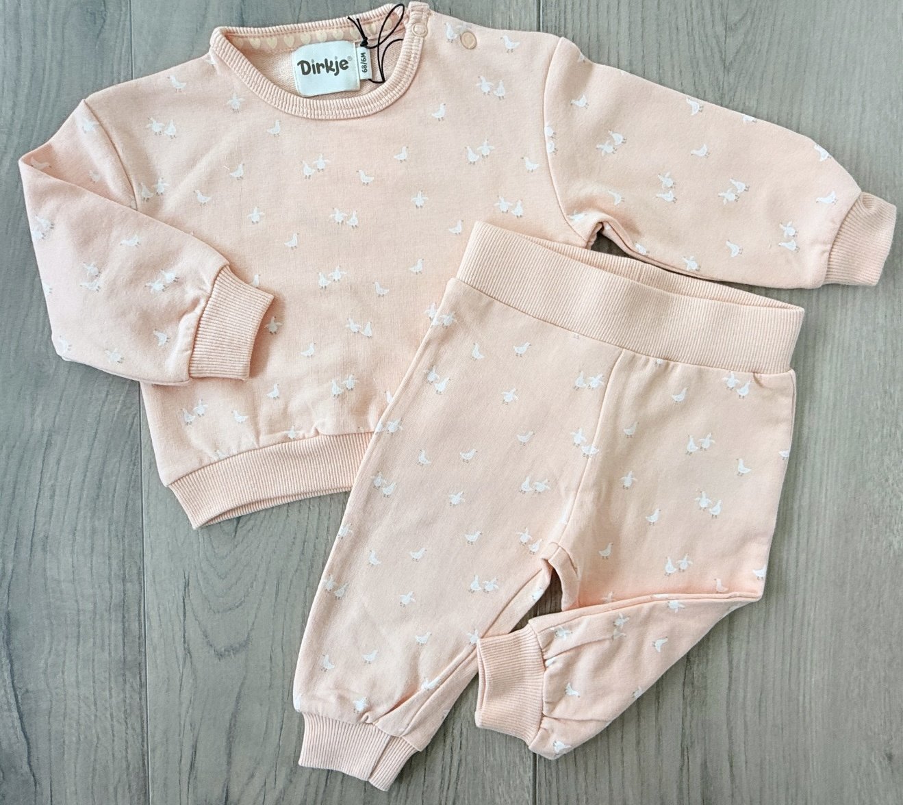 Sweet Duck Jogging Set - Licht Roze